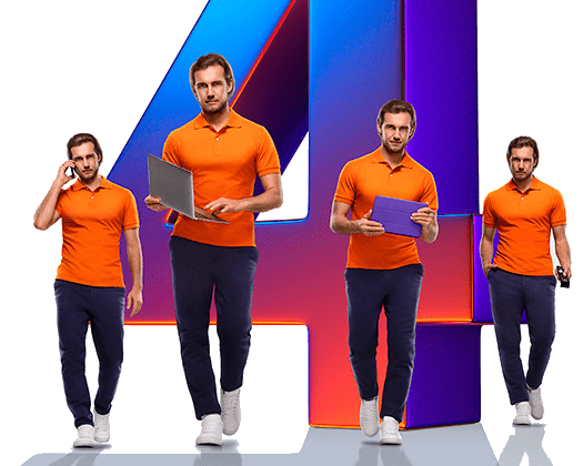 Великолепная четверка Ростелеком в&nbsp;деревня Гладкое (Орловская область)